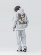 FLORAL | Flower Back Print Hoodie – Soft Artistic Hoodie