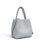 ELARA | Woven Leather Bucket Bag