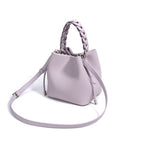 ELARA | Woven Leather Bucket Bag