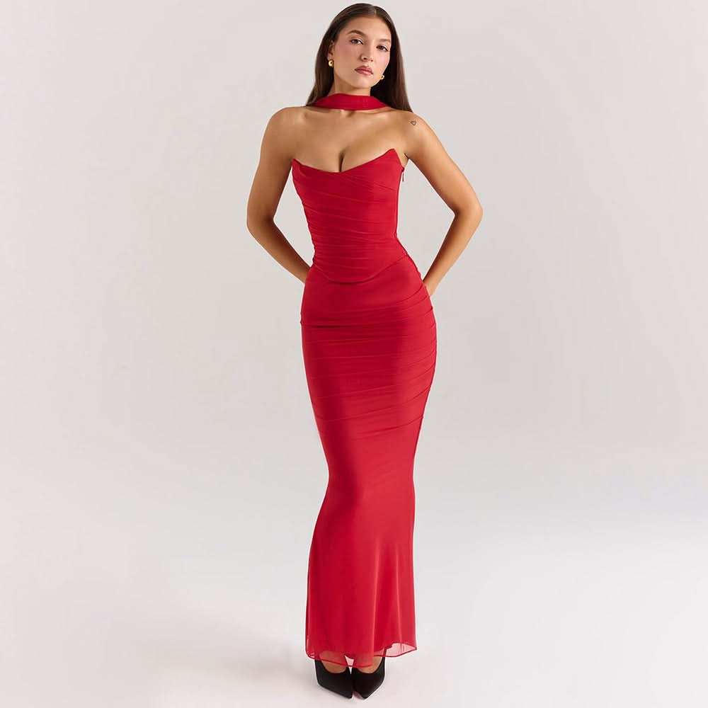 ARIA | Halter & High Waist Two-Piece Set