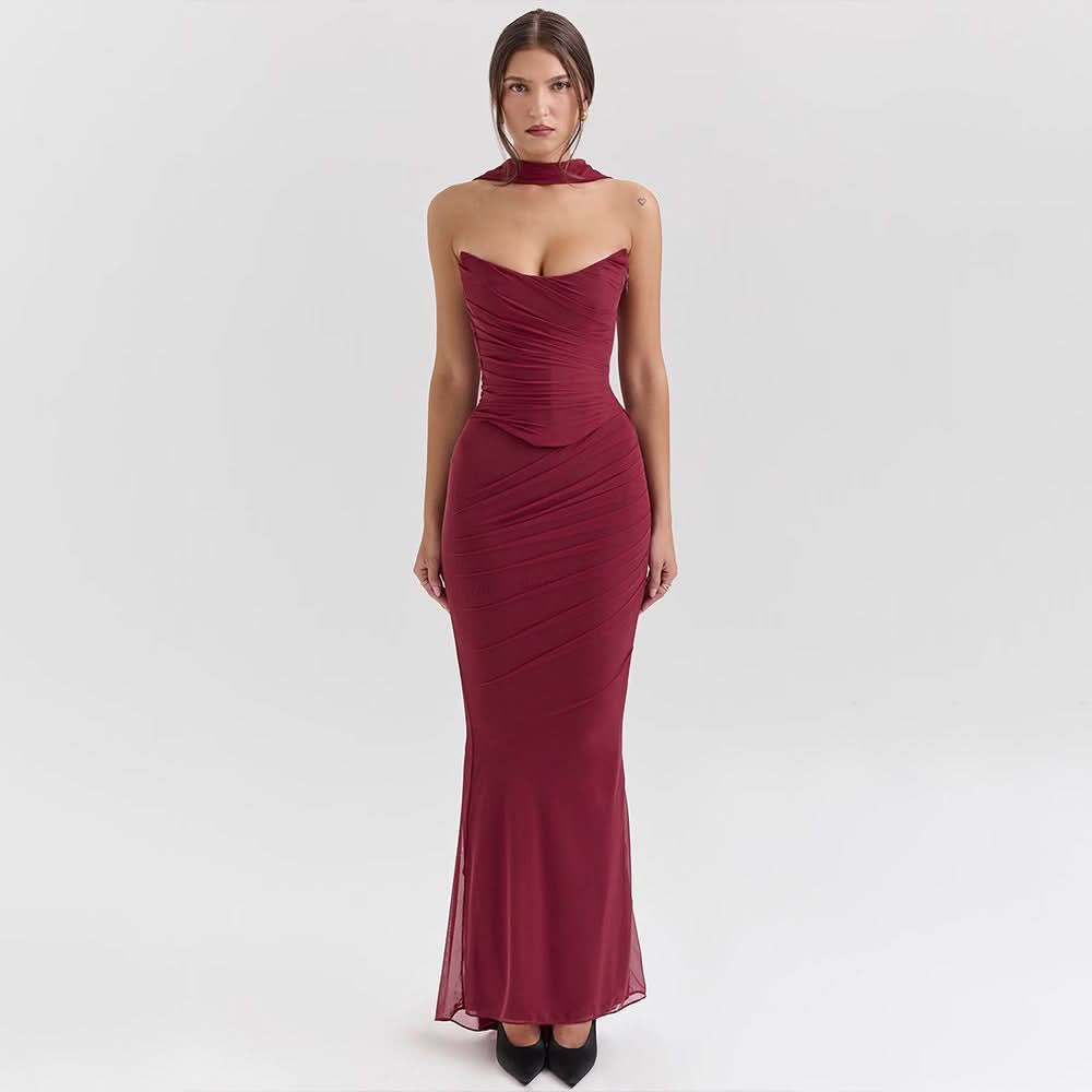ARIA | Halter & High Waist Two-Piece Set