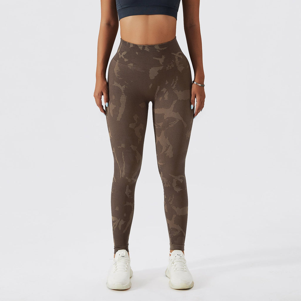 VEXA | Seamless Camo High-Waist Workout Leggings for Women