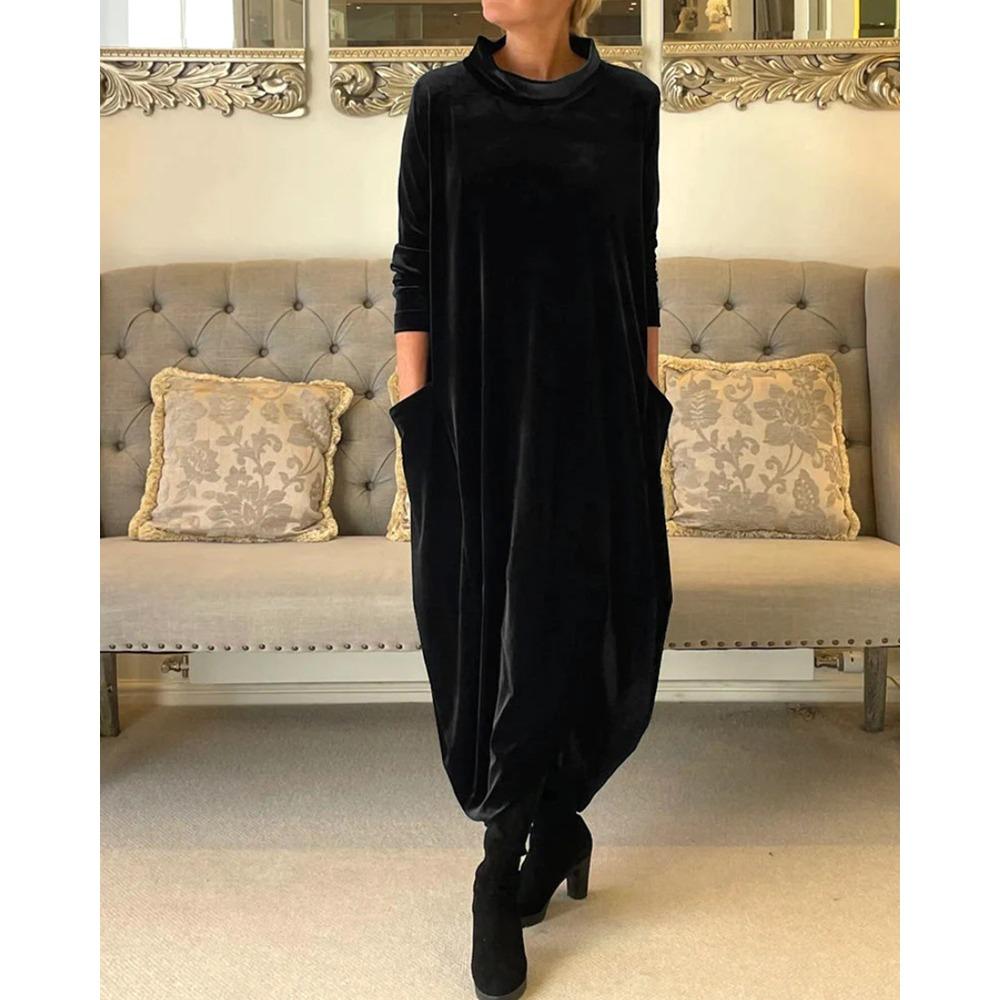 ETTA | Elegant Autumn Dress with Pockets