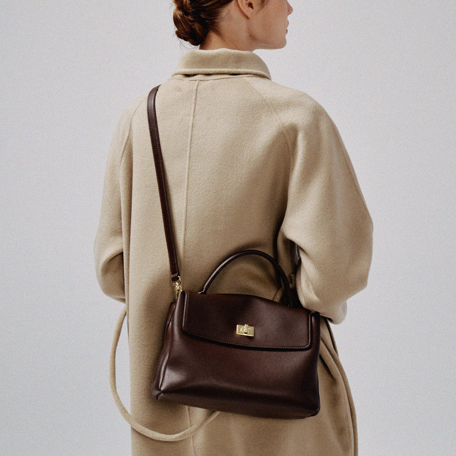 LUCENA | Minimal Leather Crossbody Bag