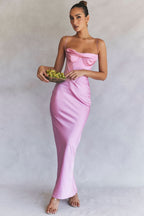 ROSALIE | Romantic Floral Boned Maxi Dress