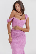 MOZISION | Backless Floral Maxi Dress