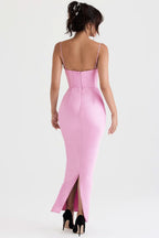 ROSALIE | Romantic Floral Boned Maxi Dress