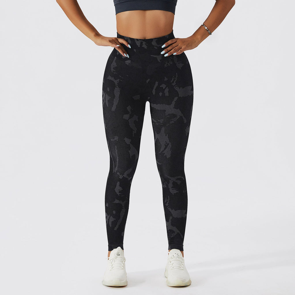 VEXA | Seamless Camo High-Waist Workout Leggings for Women