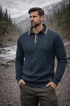 ELLIOT | Refined Zip-Collar Knit Sweater