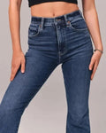 ALBA | Casual Solid-Colour Straight Denim Jeans for Women