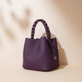 ELARA | Woven Leather Bucket Bag