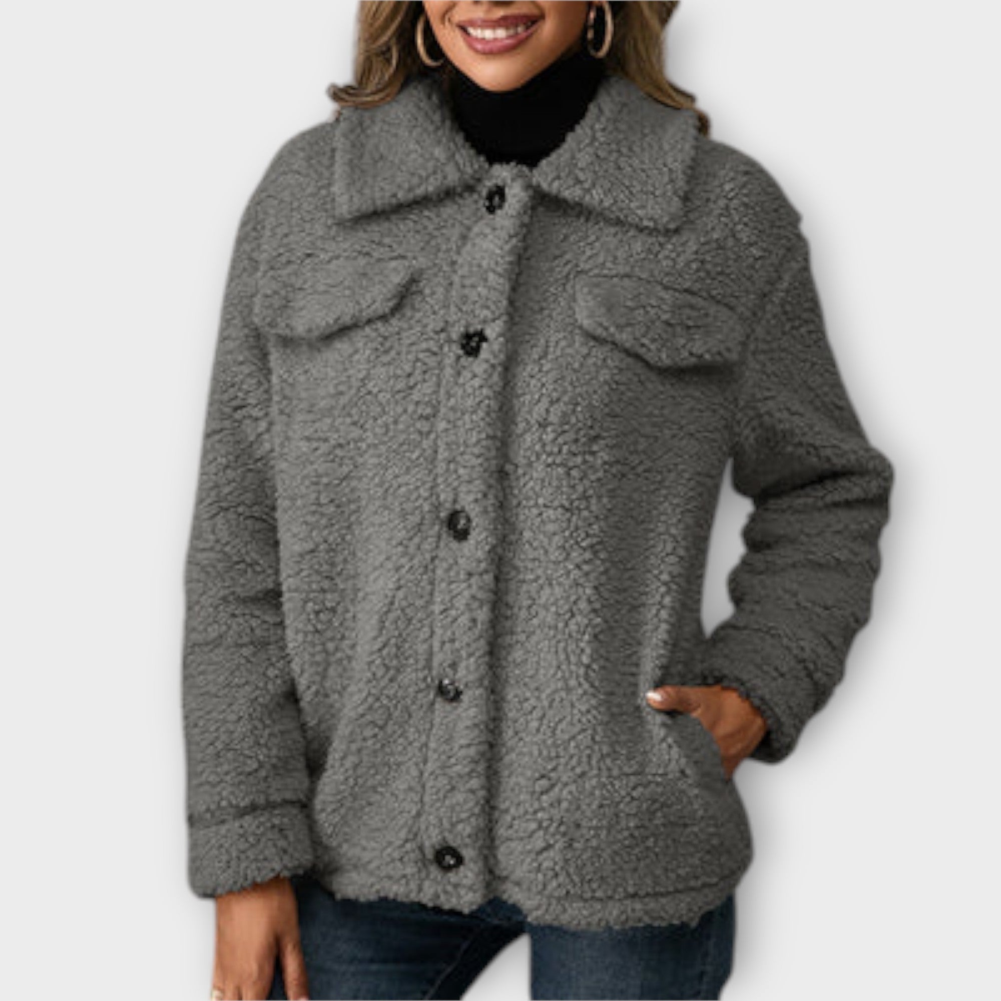 LUCY | Cosy Teddy Jacket