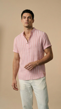 KAEL | Linen Resort Shirt – Tailored Short Sleeve Fit