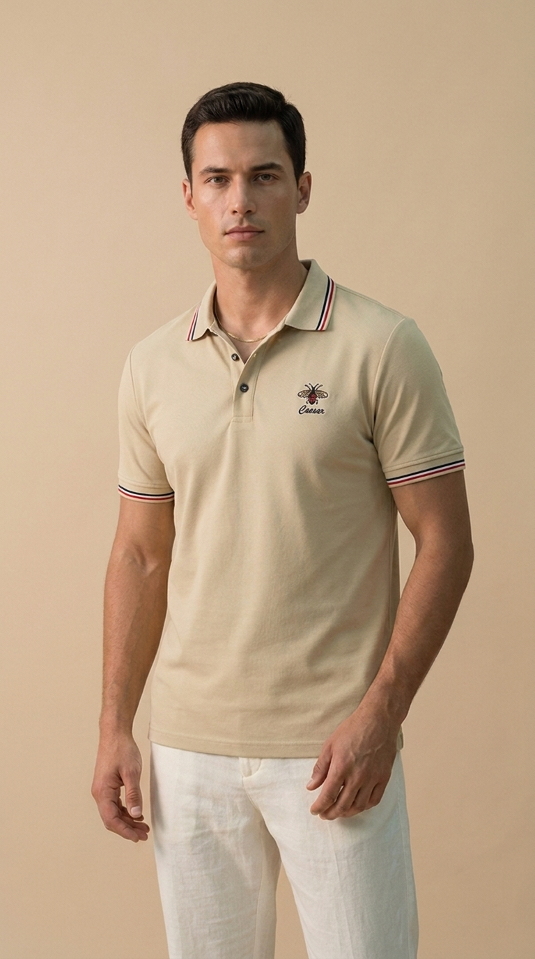 ARLEN | Premium Cotton Polo – Tailored Short Sleeve Essential