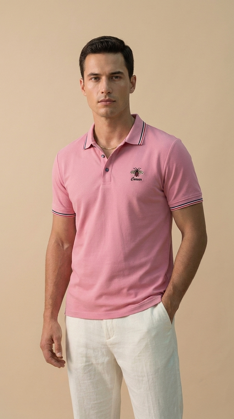 ARLEN | Premium Cotton Polo – Tailored Short Sleeve Essential