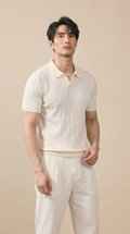 VEYRON | Knit Polo Shirt – Tailored Summer Short Sleeve Fit
