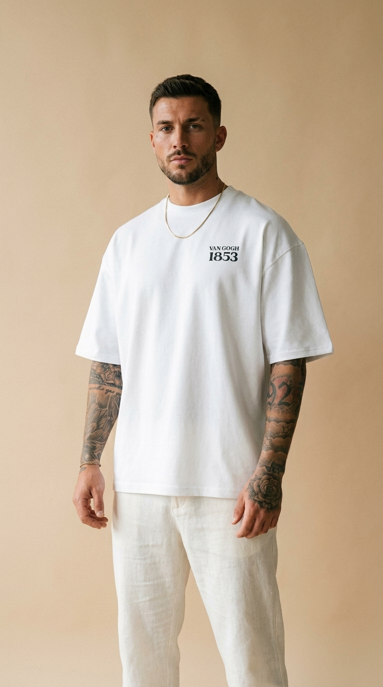 ARVO | Van Gogh Graphic Tee – Oversized Cotton Streetwear