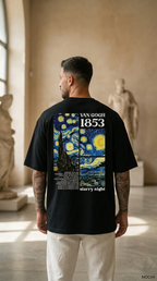 ARVO | Van Gogh Graphic Tee – Oversized Cotton Streetwear