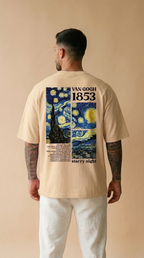 ARVO | Van Gogh Graphic Tee – Oversized Cotton Streetwear