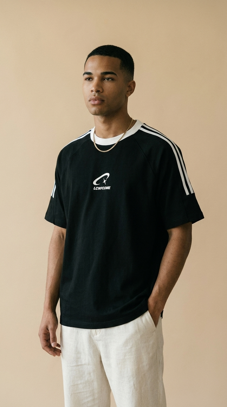 ORIN | Cotton Stripe Tee – Relaxed Short Sleeve Street Fit