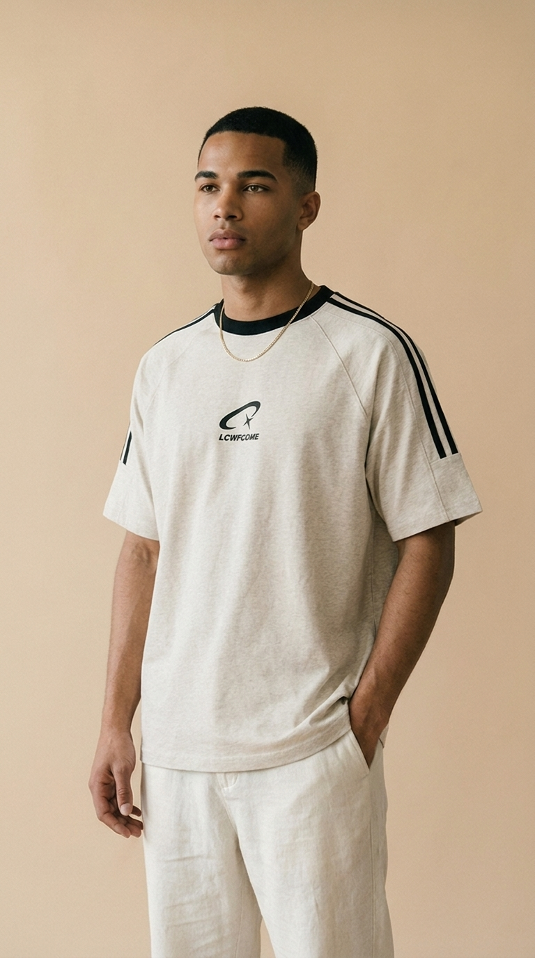 ORIN | Cotton Stripe Tee – Relaxed Short Sleeve Street Fit