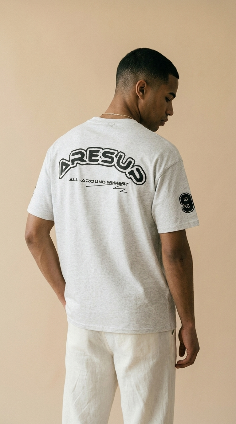 ARES | Cotton Graphic Tee – Oversized Short Sleeve Street Fit