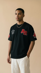 ARES | Cotton Graphic Tee – Oversized Short Sleeve Street Fit