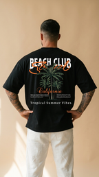 CAYO | Beach Club Graphic Tee – Oversized Cotton Summer Fit
