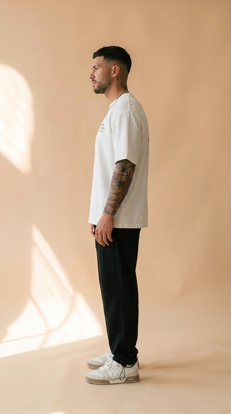 KAEL | Cotton Essentials Tee – Relaxed Short Sleeve Fit
