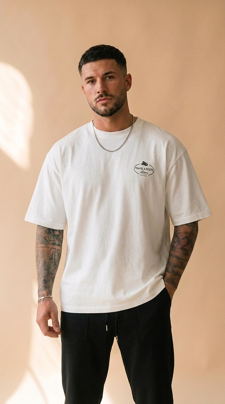 KAEL | Cotton Essentials Tee – Relaxed Short Sleeve Fit