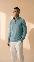 ELIAR | Premium Zip Knit Pullover