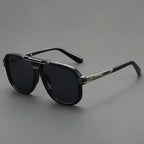 SAHARA GOLD | Smoked Gradient Square Sunglasses | UV400 Gold
