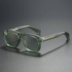 DELTA BLOCK | Chunky Acetate Square Sunglasses | UV400 Ribbed