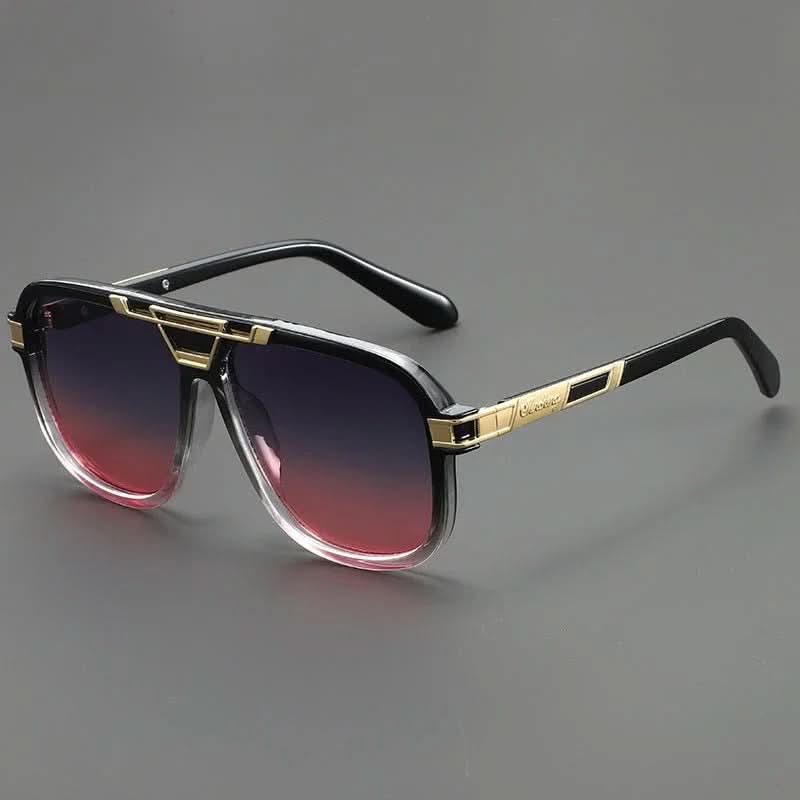 SAHARA GOLD | Smoked Gradient Square Sunglasses | UV400 Gold