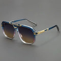 SAHARA GOLD | Smoked Gradient Square Sunglasses | UV400 Gold