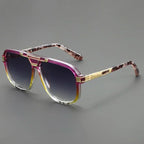 SAHARA GOLD | Smoked Gradient Square Sunglasses | UV400 Gold