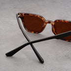 JAXON GRAIN | Wood-Grain Temple Square Sunglasses | UV400