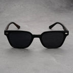 JAXON GRAIN | Wood-Grain Temple Square Sunglasses | UV400