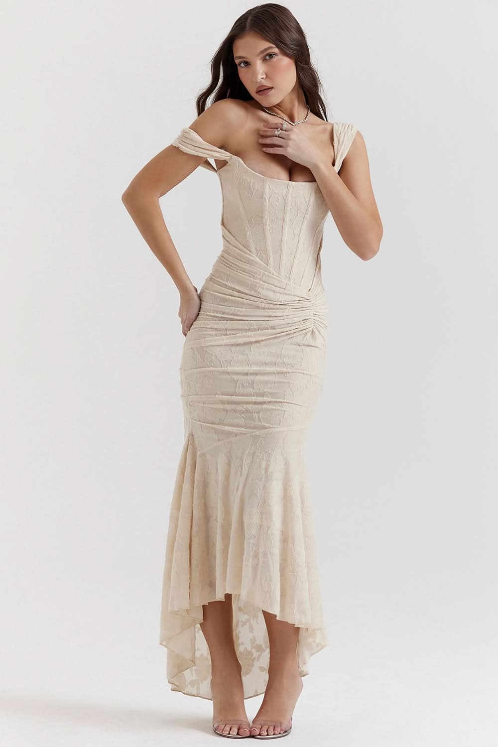 MOZISION | Backless Floral Maxi Dress