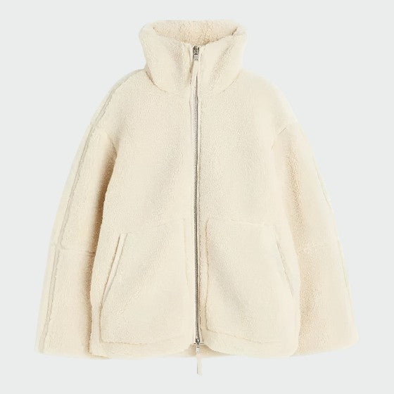 OLIVIA | Oversized Teddy Jacket