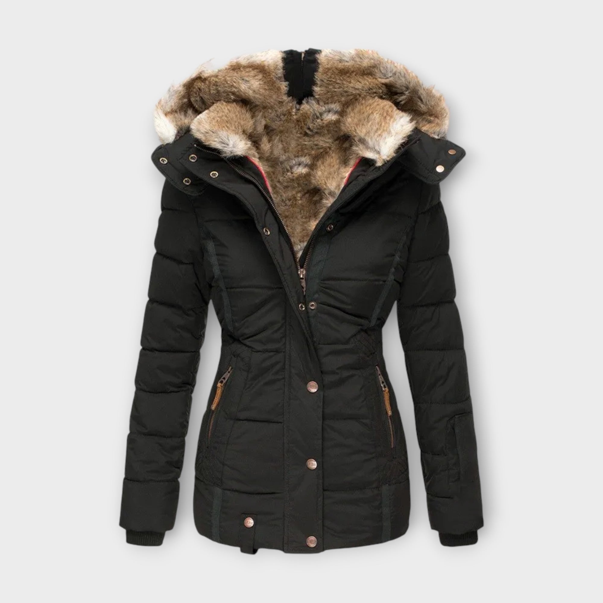 EMINE | Cosy Faux Fur-Lined Jacket